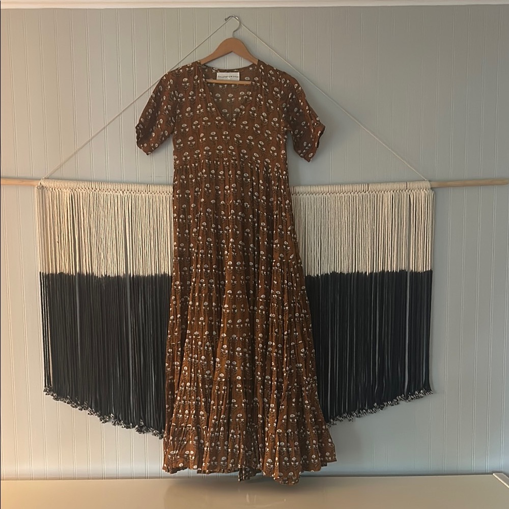 Daughters of India Tiered Maxi Dress